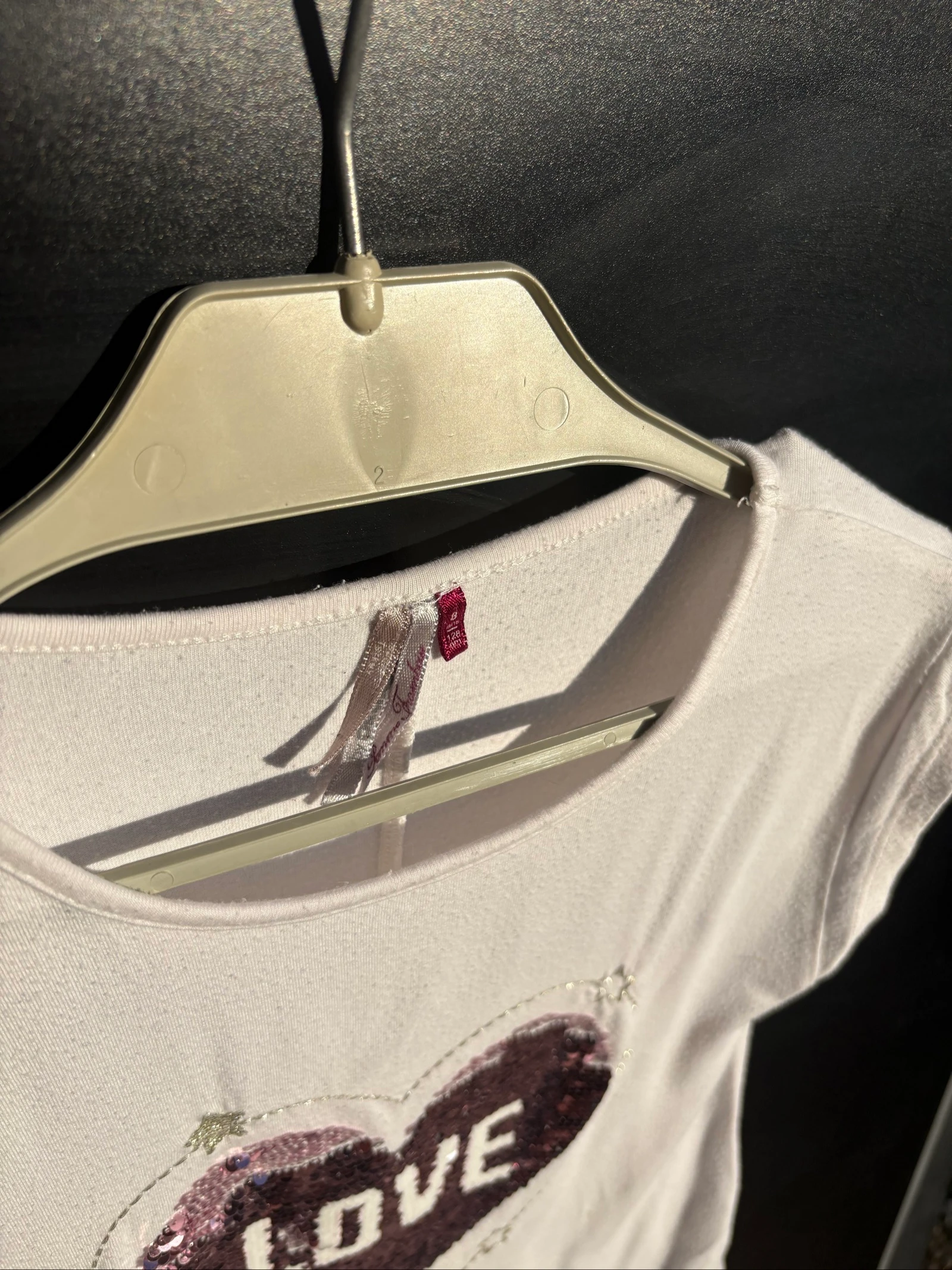 T-shirt Orchestra 8 jaar – Hart LOVE met omkeerbare pailletten – photo 2
